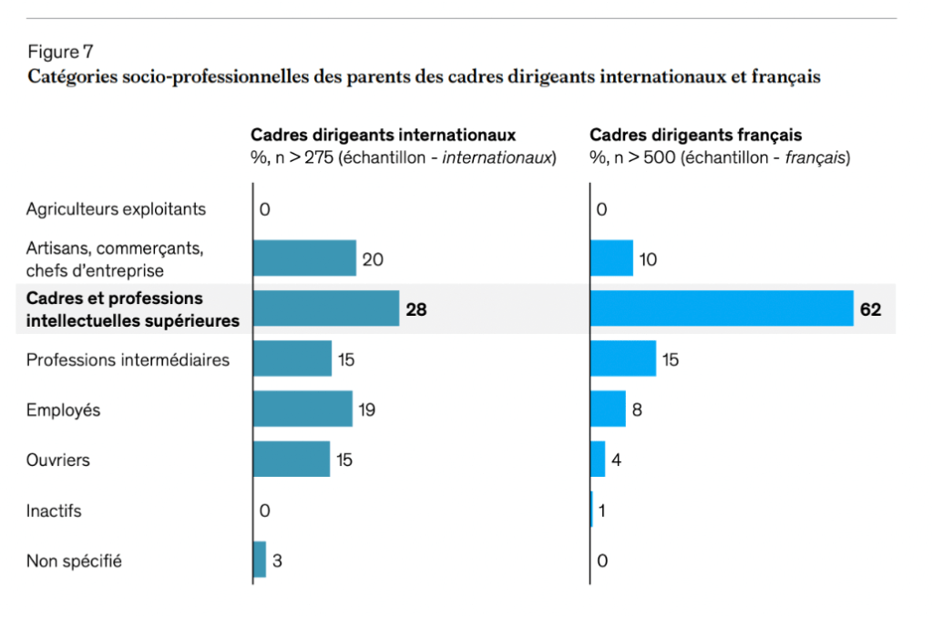 Chiffres de la diversité selon l'étude McKInsey er 21e siècle